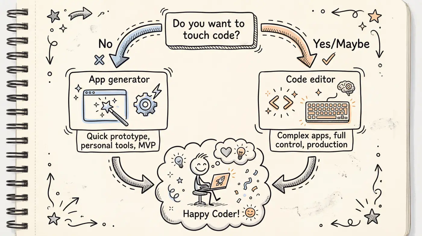 Tool selection decision flow