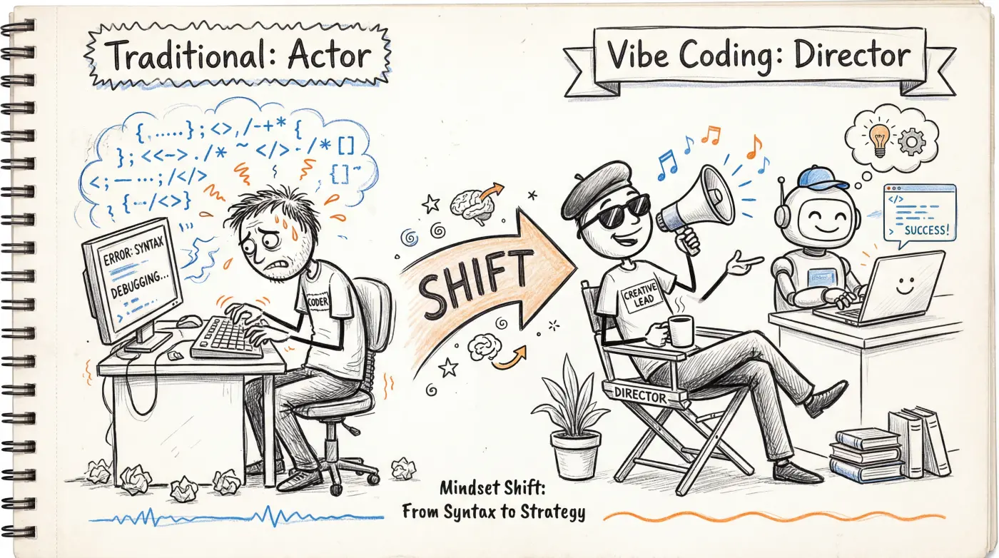 From "actor" writing code to "director" guiding AI